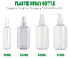 OEM Transparent Custom Modern Cosmetic Hand Sanitizer 100ml Plastic Pet Empty Cosmetic Spray Pump Bottles