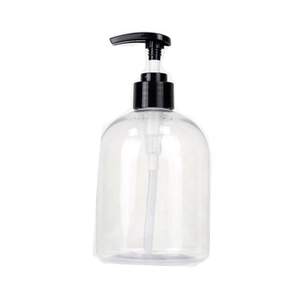 Customised Factory Cosmetic Essence Oil 100ml 500ml Round Pump Plastic PET Empty Hand Sanitiser Bottle