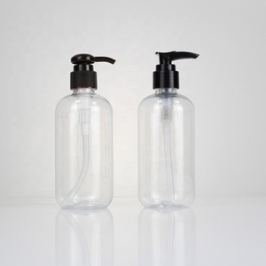 Cosmetics Packaging 100ml 250ml 300ml 350ml 500ml Plastic Round Clear Low Moq Face Wash Cream Skincare Bottles