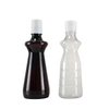 Food Grade Kitchen 540ml Condiment Soy Sauce Plastic Amber Cooking Olive Oil Bottle