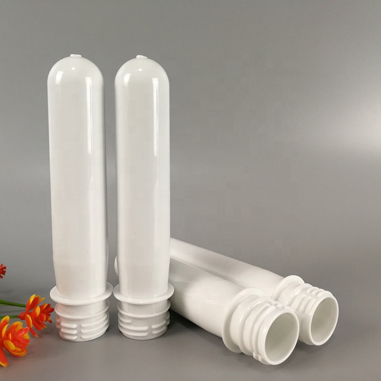White Plastic Juice Bottles Raw Material Preform 49gr 29mm Pet for Drinking Water