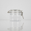 Buckle Safety Lid Mini Food Peanut Butter Biscuits 200ml Clear Plastic PET Sealed Jar