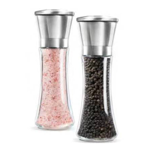 Factory Supplier Empty Bottle Hand Manual Shaker Condiment Spice Salt Pepper Grinder