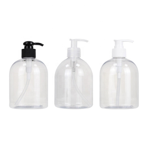 Cheap Empty 500ml Hand Sanitizer New Design Cosmetic Shampoo Plastic Lotion Airless Pump Bottle