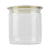 Fast Shipping Customized 430ml Clear Empty Sealed Tea Nut Snacks Rice Pet Plastic Jars