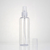 Wholesale Custom Plastic PET Spray Cap Clear Round Empty 100 Ml Lotion Water Soap Hand Sanitizer Bottle