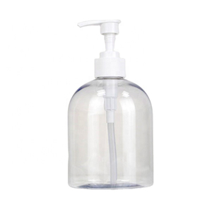 New Style Popular Custom Volume 500 Ml Plastic White Empty Pet Alcohol Gel Kids Hand Sanitizer Pump Bottles