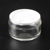 Hot Selling Custom 80ml 100ml 120ml Clear White Round Skin Care Cream Empty Container Plastic Cosmetic Jars