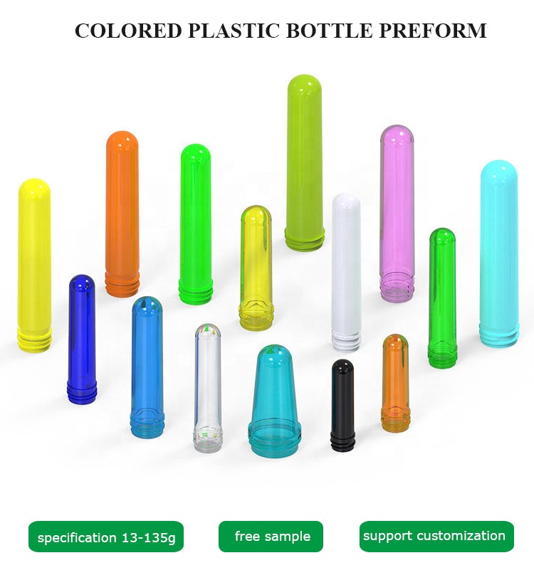 Factory Custom Any Colors Weight Pet Preform Plastic Bottle Preform