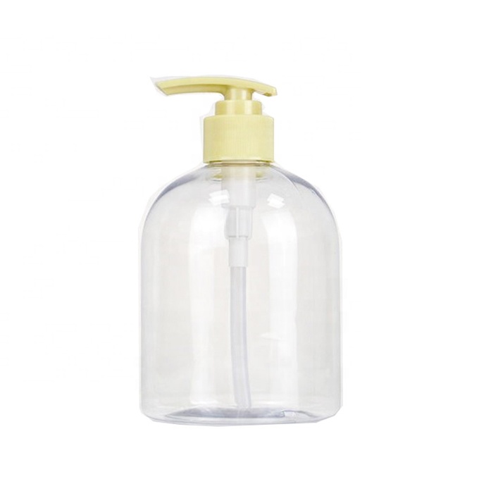 500ml Factory Wholesale Cheap Transparent Pet Plastic Foaming Soap Dispensers Skin Care Packaging Pump Bottles