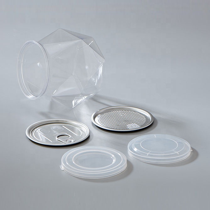Wholesale Personalised Reusable Jars Plastic Condiment Bottle 300ml Customize Shape