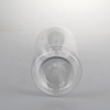 Factory Custom 500ml And 1000ml Round Transparent Clear PET Plastic Pump Bottle Elegant Travel Size Shampoo Bottles